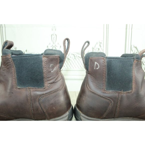 LL Bean Brown Leather Rugged Traverse Insulated Chelsea Trail Boots 11 M - Picture 8 of 10